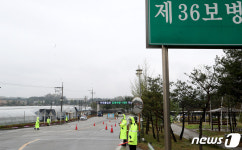 제이홉 입대 앞두고 한산한 육군 36사단 신병교육대