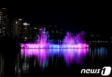 파주 운정호수공원 음악분수 5월부터 본격 가동