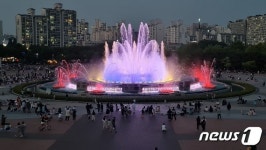 고양 ‘노래하는분수대’ 꽃박람회 개막 27일부터 가동
