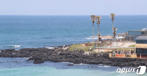 맑은 날, 제주 바다