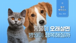 월간 벳아너스 5월호 발간…국내 반려동물 평균수명 알려준다