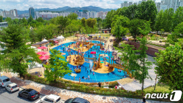 원주시시설관리공단, 명륜동 체육공원 보물섬물놀이장 무료 개장