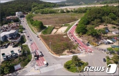 부산 해운대수목원 만남의 광장 18일 준공식