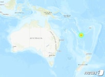 뉴칼레도니아 로열티제도 남동쪽 해상서 규모 7.7 지진…쓰나미 경보