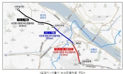 개화~김포공항 버스 빨라진다…26일 버스전용차로 개통