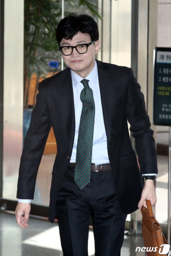국회 법사위 출석하는 한동훈 장관
