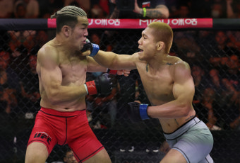 김상원, 그림 같은 역전 KO승…ROAD TO UFC 4강 진출