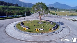 정읍 내장산IC 회전교차로에 ‘명품 단풍나무 교통섬 조성
