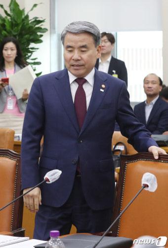 국회 국방위 출석하는 이종섭 장관