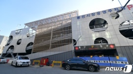 광주 남구 봉선시장 주차타워 6월말 완공…106면 확보