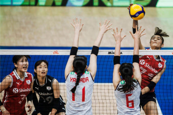 심각한 여자배구, 숙적 일본에 0-3 완패…VNL '무득세트' 6연패 수렁