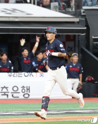 선취점 득점한 롯데