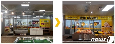 전통시장 경쟁력 향상 도모…확 달라진 옥천공설시장