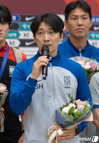 U-17 아시안컵 준우승 소감 말하는 변성환 감독