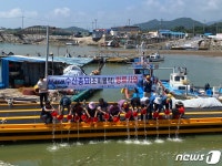 함평 손불면 월천항에 조피볼락 23만마리 방류