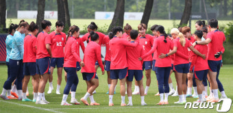'첫 월드컵 8강 도전' 여자축구, '가상 콜롬비아' 아이티 상대로 최종 점검