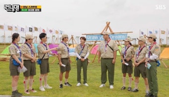 이대호, 허벅지 '쓱' 만진 송지효에 당황…하하 