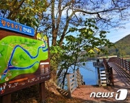 4년째 반쪽 운영…대청호 배경 옥천 향수호수길 탐방객 씁쓸