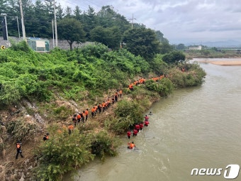 예천 폭우 실종자 수색작업