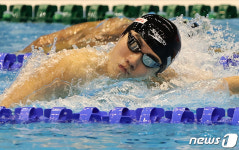 황선우, 자유형 100m 예선 통과