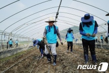 수자원공사 임직원 봉사단, 집중호우 피해복구 지원 합심
