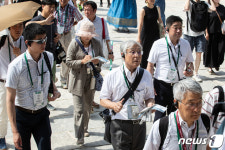 한국 수학여행 시범 투어하는 日 교직원들