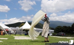 오늘은 갈천 말리기 좋은 날