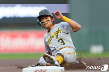 피츠버그 배지환, 한 달 만의 MLB 복귀전서 2안타 1볼넷 맹활약
