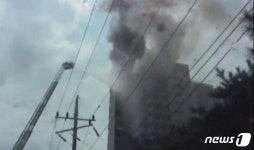 안산 사동 아파트 21층서 화재…30여명 자력 대피