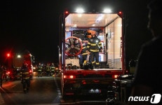 LPG 충전소 폭발 현장 출동한 루마니아 소방대원