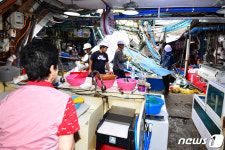 막막하네요…포항 죽도어시장 상인들 화물차 추락사고에 망연자실