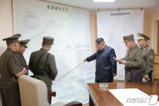 상대는 대한민국…막말하고 점령계획 발표한 김정은[노동신문 사진]