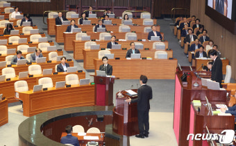 안민석 의원과 한동훈 장관 관련 발언하는 김영주 부의장