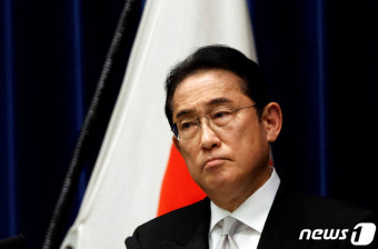 [포토] 개각 발표 후 기자회견하는 기시다 총리