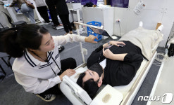 개인 온열기 체험