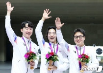 남자 25ｍ 속사권총 단체전에서 값진 은메달 수확