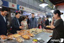 박성효 소진공 이사장, 대전 중리시장 찾아 동행축제 점검