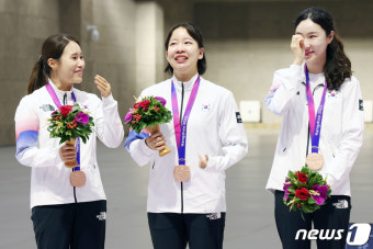 사격 양지인 하루에 동메달 2개…한국, 사흘 연속 메달 수확[항저우AG]