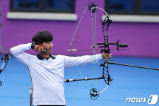 동호인과 늦깎이의 인생 역전…소채원·주재훈, 컴파운드 혼성전 銀[항저우AG]