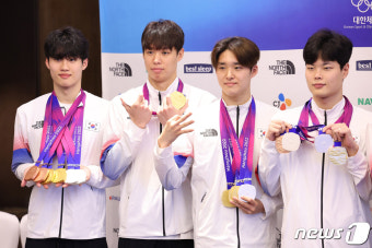 'AG 수영 金 F4' 황선우·김우민·이호준·양재훈, '유퀴즈' 출격…11일 방송
