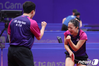 항저우서 동메달 딴 탁구 임종훈-신유빈, WTT 스타 컨텐더 8강행