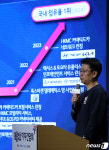DX플랫폼 화물잇고 설명하는 강종오 상무