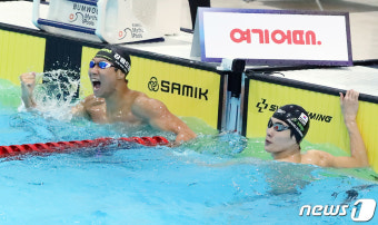 황선우, 남자자유형100m 우승
