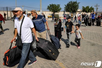 가자 외국인에게 열린 라파 검문소…약 500명 이집트 입국 예정(종합)