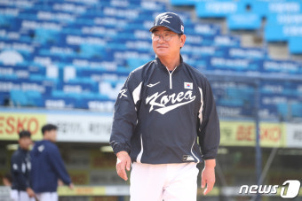 류중일 감독, APBC 대표팀 첫 훈련 소집