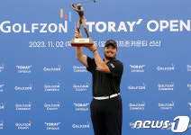 골프존-도레이 우승 KPGA 정찬민, 세계랭킹 443위, 124계단 상승