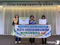 순천시 신대건강생활지원센터, 복지부장관상…시민 건강증진