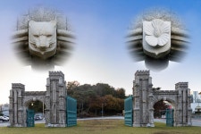 고려대 세종캠퍼스 동문 옛 모습 되찾았다…조형물 제막식