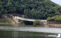 포항 천마지 구름다리 완공