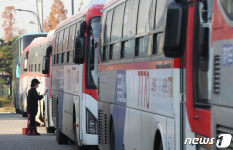 경기~서울 경진여객 총파업 돌입